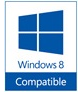 Fonctionne avec Windows 8